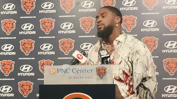 Jaylon Johnson addersses the media and talks about a sexual addiction.
